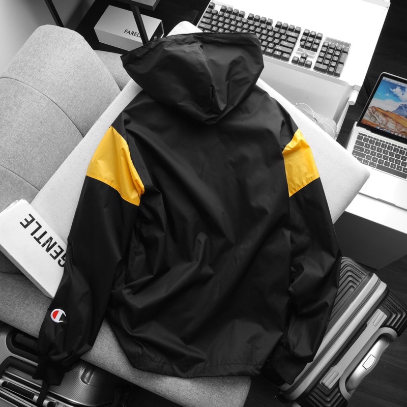 Áo khoác dù  nam nữ Cham pi on