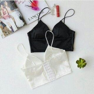 ÁO BRA LỤA PHI BÓNG 8 NẤC CÀI