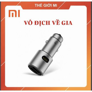 Tẩu sạc nhanh trên Ô tô 2 Cổng USB 1 cổng Type-C Xiaomi QC 3.0