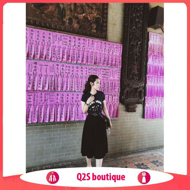 FREESHIP ĐƠN 99K_Chân Váy Xếp Ly Dáng Dài Cạp Cao | BigBuy360 - bigbuy360.vn