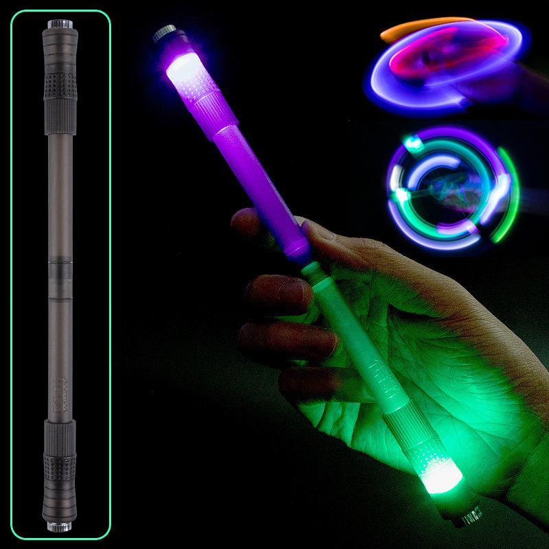 Bút Bi Xoay Có Đèn LED Phát Sáng Giúp Giảm Căng Thẳng Dành Cho Các Bé