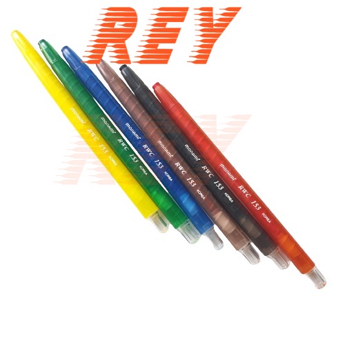 [Giao hoả tốc] Vỉ 6 cây bút sáp vặn Hàn Quốc Monami RWC-6C Retractable wax crayons an toàn chính hãng