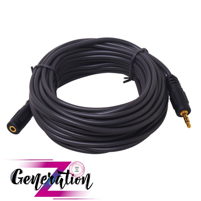 CÁP LOA NỐI DÀI 3.5MM DÀI 10M DTECH (DT-6218)