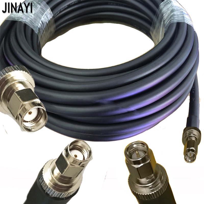 LMR400 SMA Cắm Nam Sang RP-SMA Nam Kết Nối RF Coax Pigtail Ăng Ten Cáp LMR-400 Ham Radio 1 / 2 / 3 /
