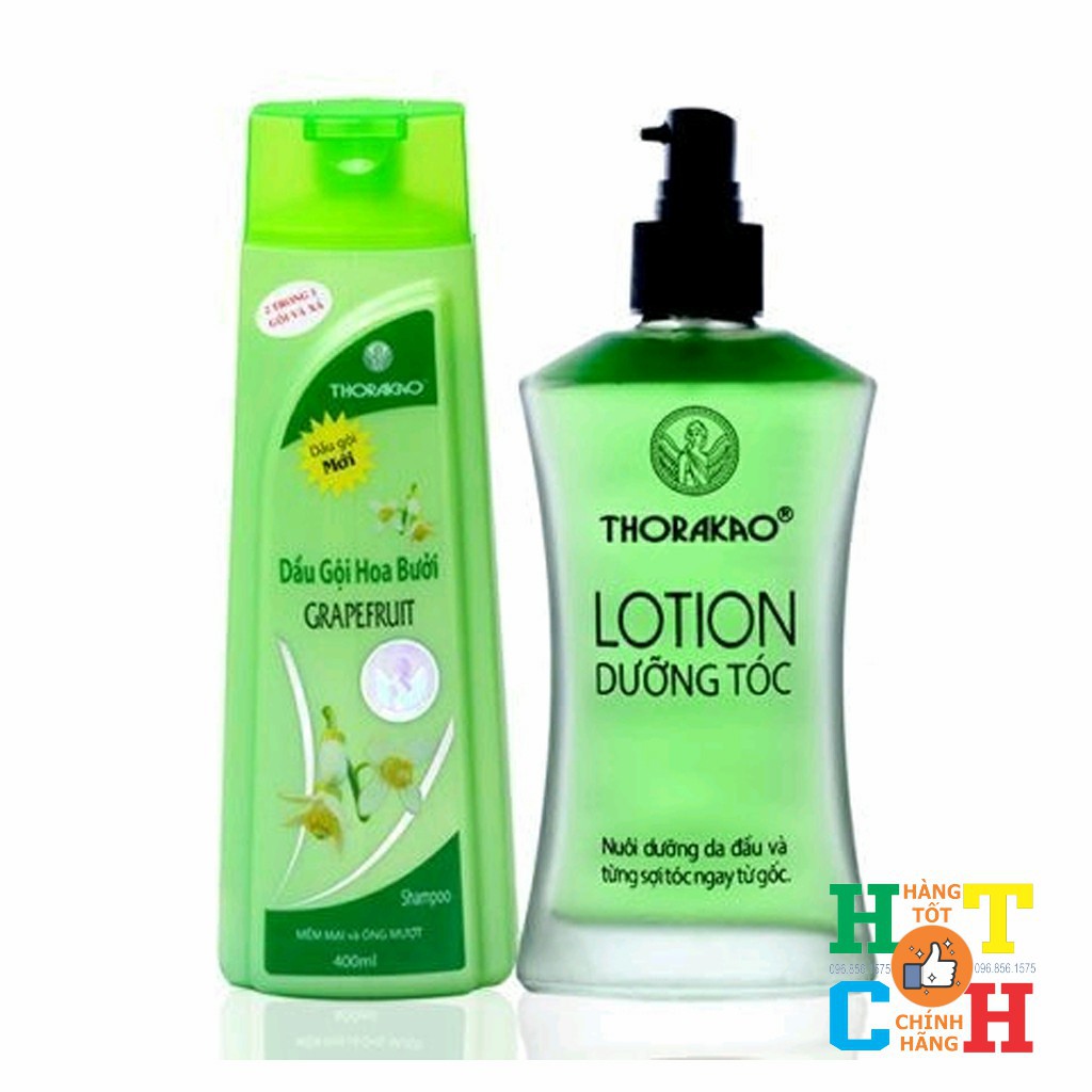 Combo Gội Bưởi - Lotion 120ml giúp mượt tóc, dày tóc, giảm rụng tóc.