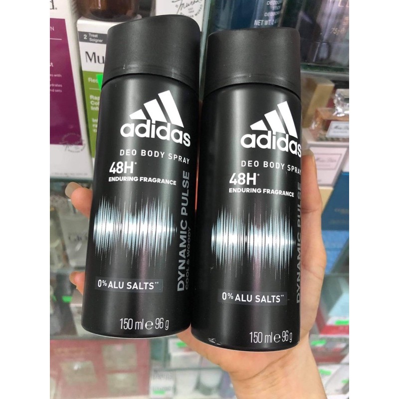 XỊT KHỬ MÙI TOÀN THÂN NAM ADIDAS DYNAMIC PULSE 150ML HÀNG USA ( AUTH )