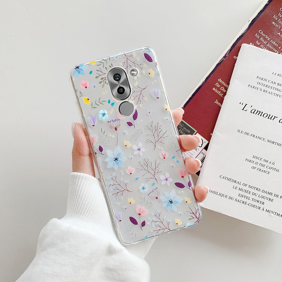 Ốp điện thoại TPU silicone dẻo in họa tiết đáng yêu dành cho HUAWEI HONOR 6X/ GR5 201