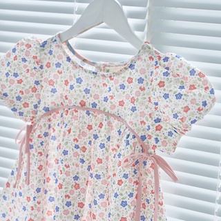 [NEW ARRIVAL] ĐẦM TAY PHỒNG NƠ EO BÉ GÁI