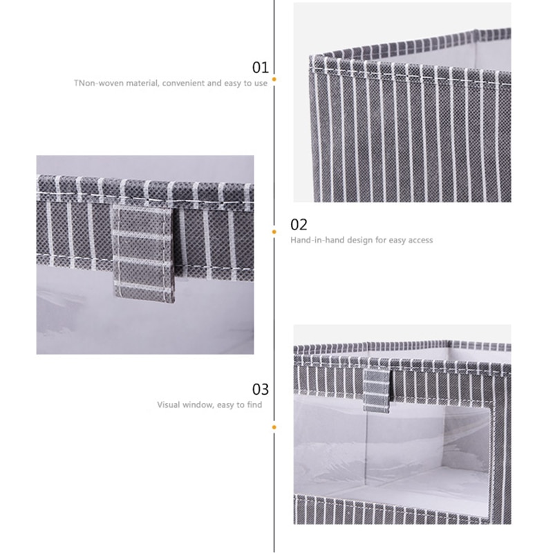 Hộp vải đựng đồ lót tiết kiệm không gian tiện lợi