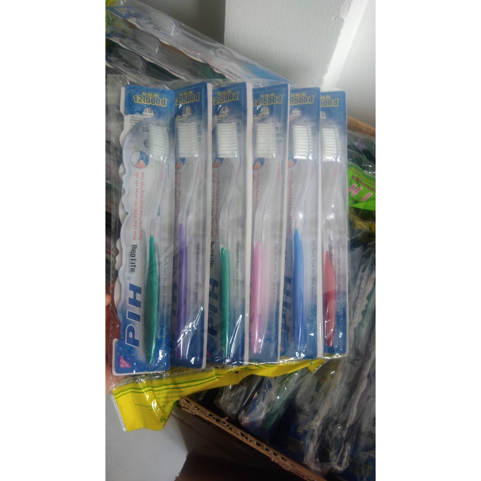 Combo 12 Bàn chải đánh răng PIH người lớn