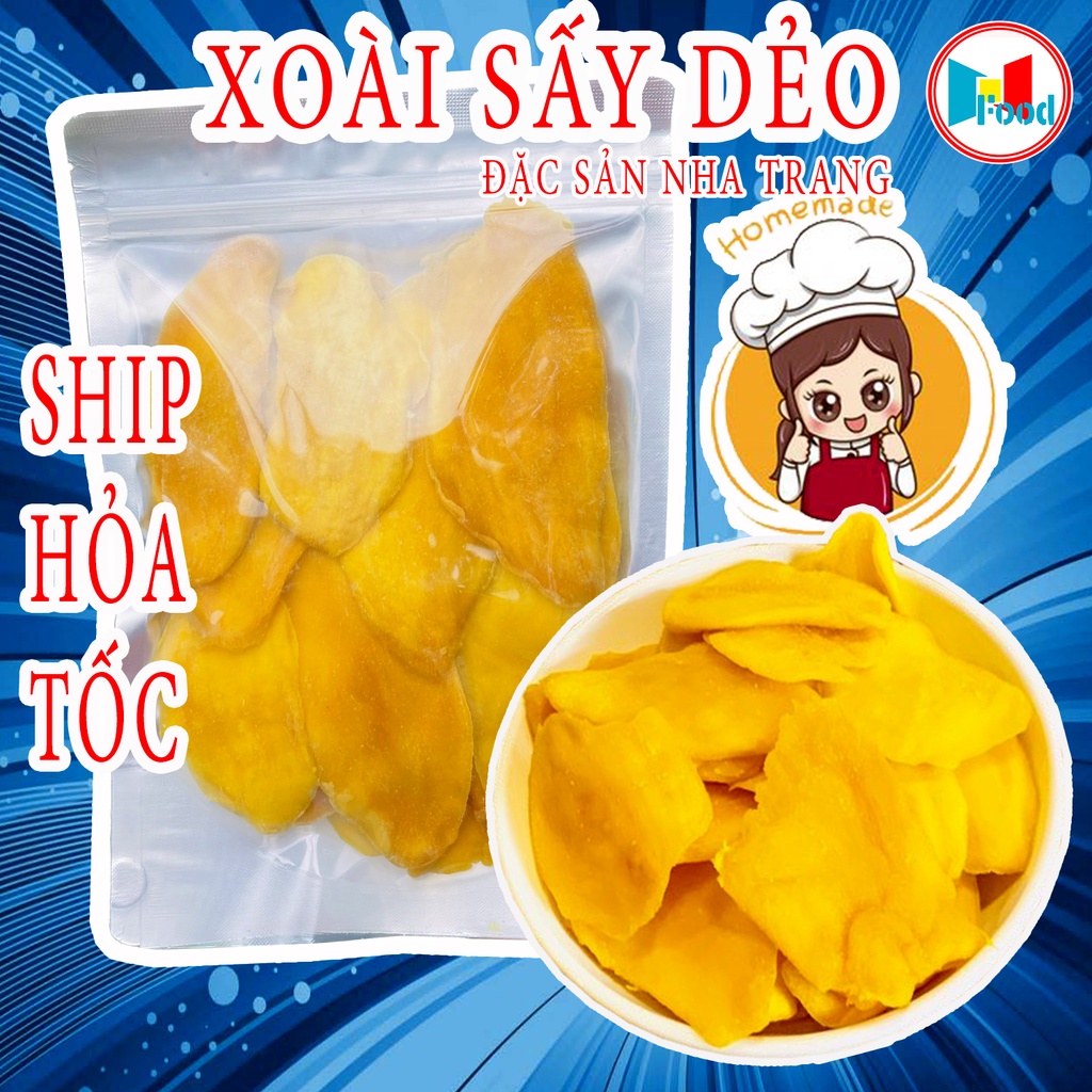 Gói 500.gram Xoài Sấy Dẻo xuất khẩu - Chua ngọt tự nhiên