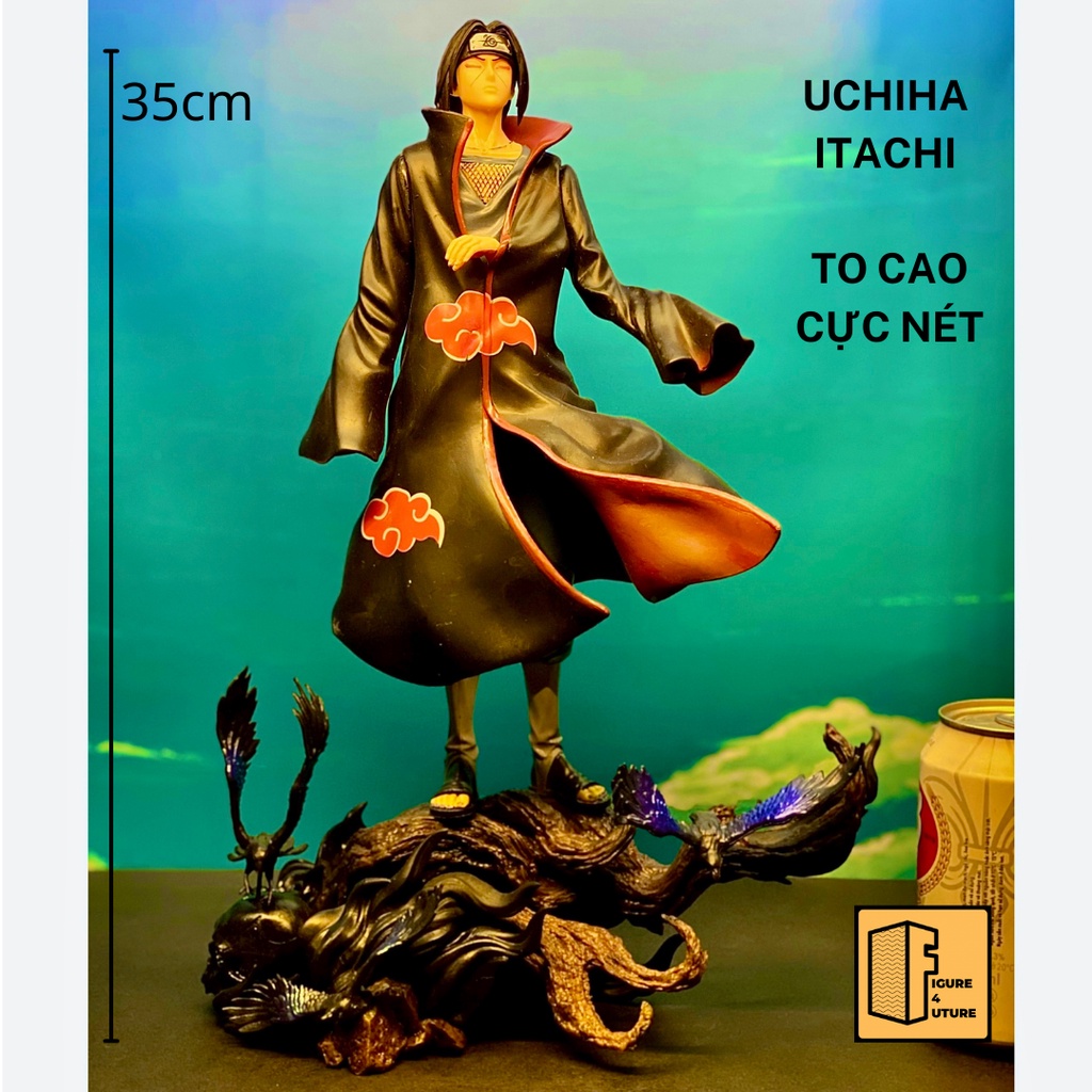 (37cm - có sẵn) Mô hình Itachi nhắm mắt - Uchiha Itachi akatsuki - chiều cao 37cm có base cực nét - mô hình Naruto 2022
