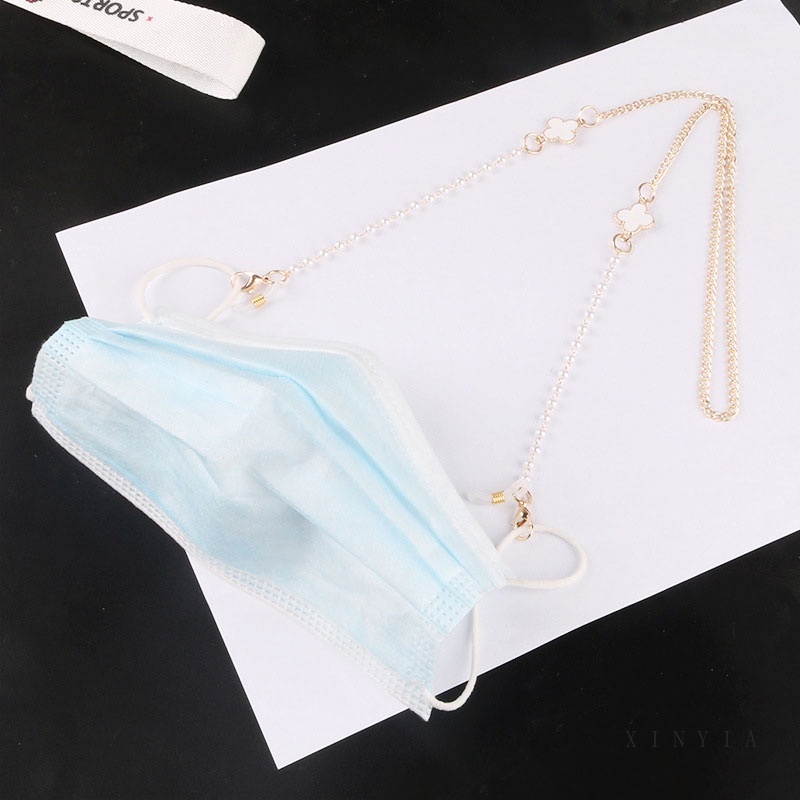 Dây Đeo Mắt Kính Chống Thất Lạc Hình Cỏ Bốn Lá Thời Trang Cho Nữ