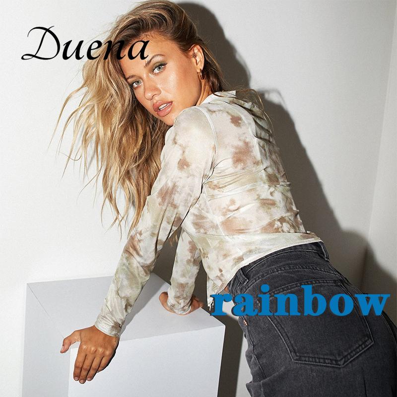 //Áo Sơ Mi Nữ Tay Dài Họa Tiết Sọc Cầu Vồng Cá Tính | BigBuy360 - bigbuy360.vn