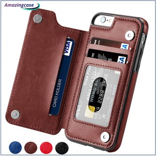 Bao da điện thoại nắp gập 2 lớp đa chức năng cho các dòng Smartphone