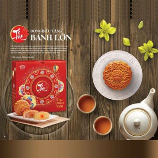 HỘP 4 BÁNH 2 TRỨNG ( 2 NƯỚNG 230G + 2 DẺO 250G ) ĐỦ VỊ - BÁNH TRUNG THU KINH ĐÔ