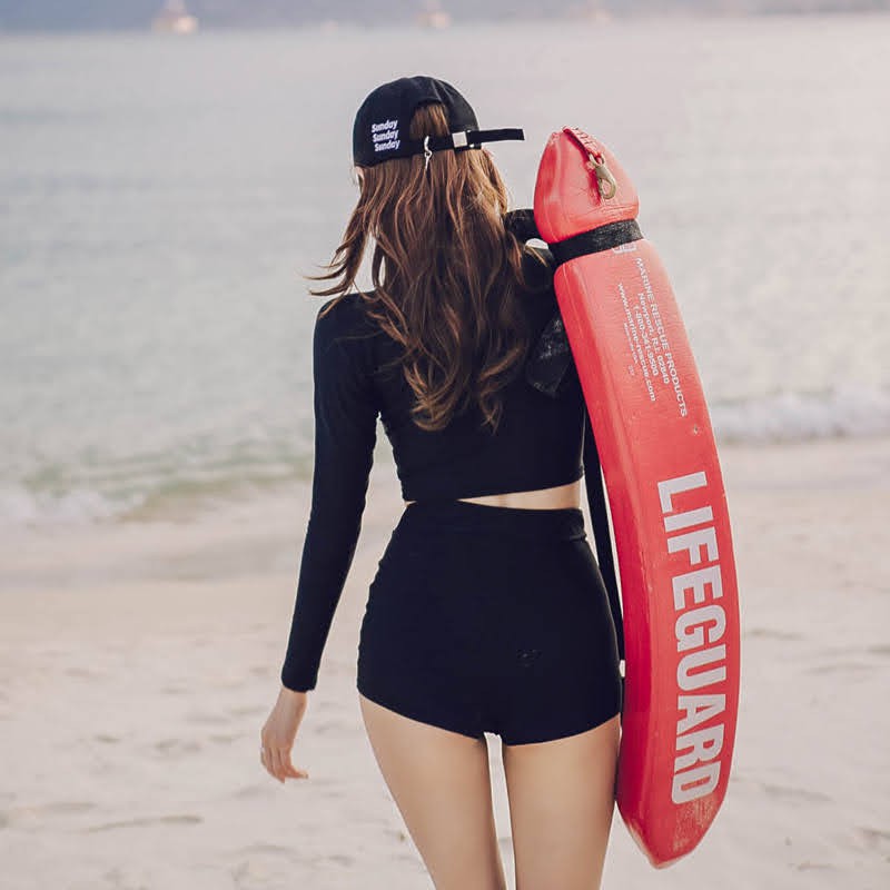 Bộ Bikini đồ bơi ❤️𝐊𝐄̀𝐌 𝐌𝐔́𝐓❤️ áo dài tay quần sort có sẵn mút ngực Shop GYMSTORE 2357 | WebRaoVat - webraovat.net.vn