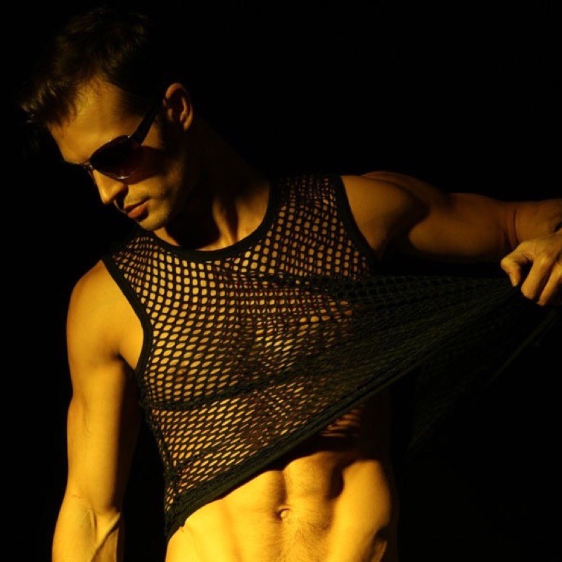 Áo ba lỗ lưới cho nam