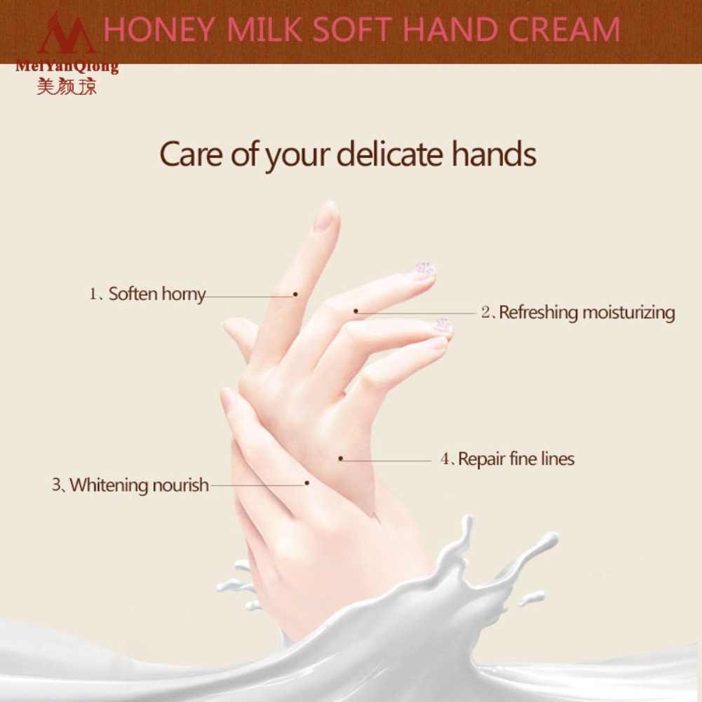 ✾✾ Honey Milk Soft Hand Cream Lotions Serum Repair Nourishing Hand Skin Care Anti Chapping Anti Aging Moisturizing Whitening Cream 【Wfuture】 | BigBuy360 - bigbuy360.vn