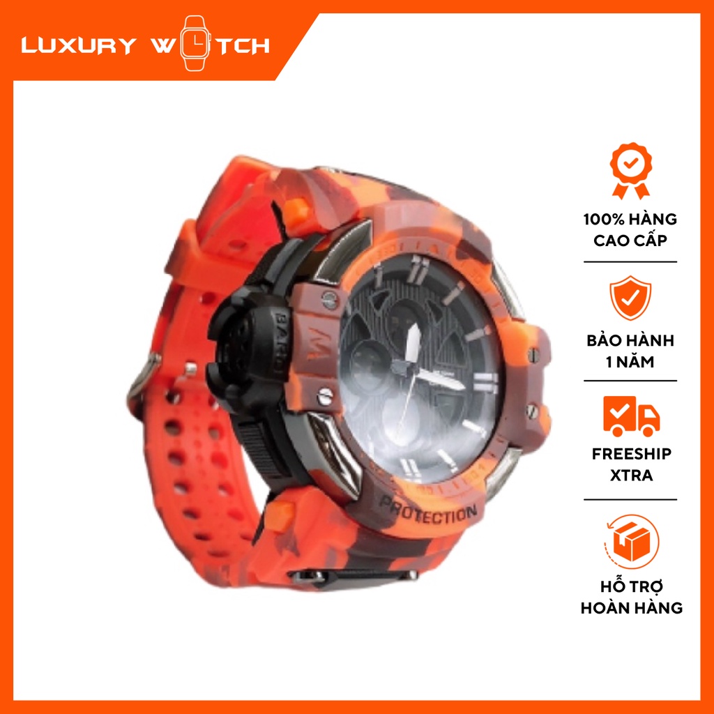 Đồng Hồ Nam W.A.R Lính Thủy Đánh Bộ Bản Phượng Hoàng Lửa A46 - Luxury Watch