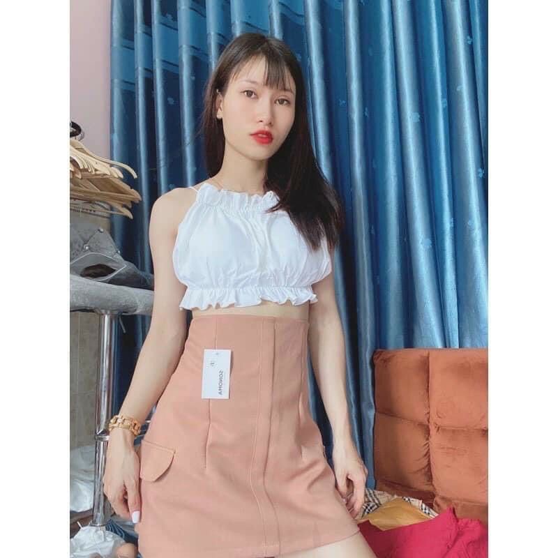 Áo yếm sexy dây mảnh hở lưng crotop