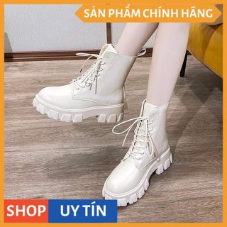 Giày Boot nữ không độn đế cao 6cm ( full clip)