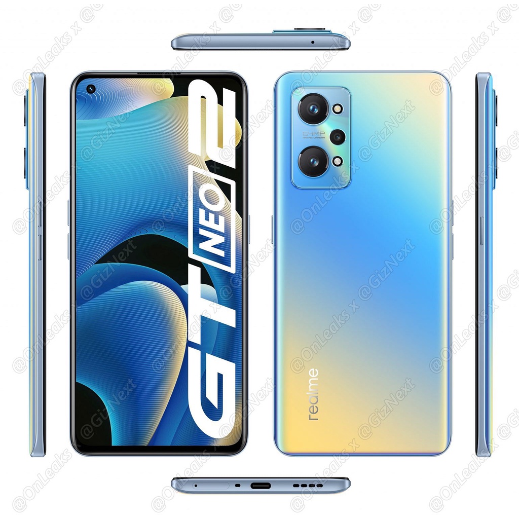 Điện thoại Realme GT NEO 2 Ram 8G chip snap 870-5G-Nhập khẩu
