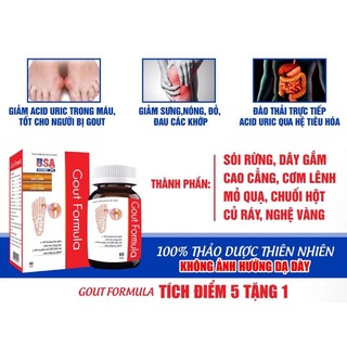 GOUT FORMULA - không còn nỗi lo bệnh gút