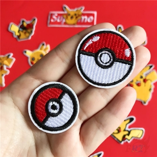 Miếng Dán Ủi Thêu Hình Pikachu Dễ Thương