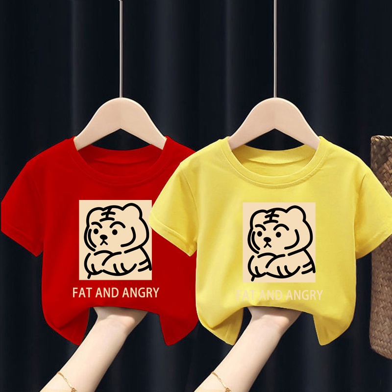 NRVP Áo thun tay ngắn cổ tròn họa tiết hoạt hình thời trang 2022 dành cho trẻ em 2- 11 tuổi