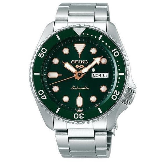 Đồng hồ Nam Seiko 5 Sport SRPD63K1 Automatic Mặt xanh,Viền Bezel,Lịch thứ ngày-Máy cơ-Dây kim loại cao cấp-Size 42mm