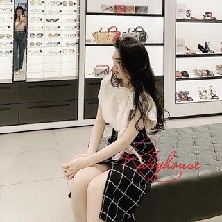 Áo tơ cổ nơ Ruby