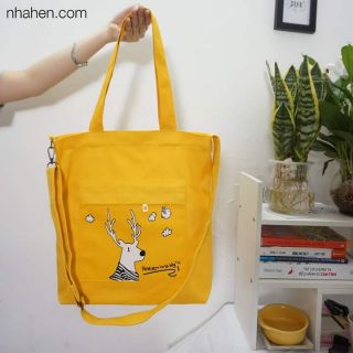 Túi tote - hươu dễ thương