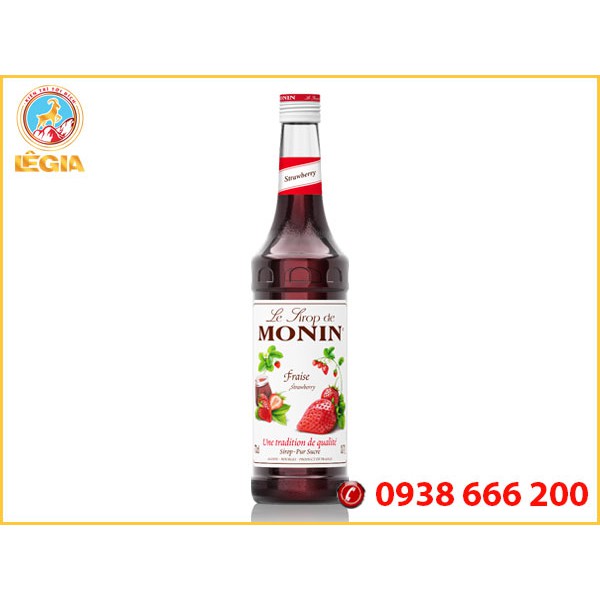 SIRO MONIN DÂU 700ML - MONIN STRAWBERRY SYRUP