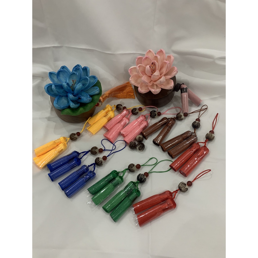 Dây Tua Rua Trang Trí Tượng Phật DIY Trên Xe Hơi - Phụ Kiện Trang Trí Xe Ô Tô , Decor Trụ Gỗ Sen