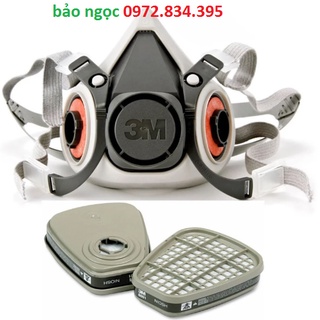 Mặt nạ phòng đọc 3M 6200-mặt nạ phòng độc,mặt nạ chống hóa chất