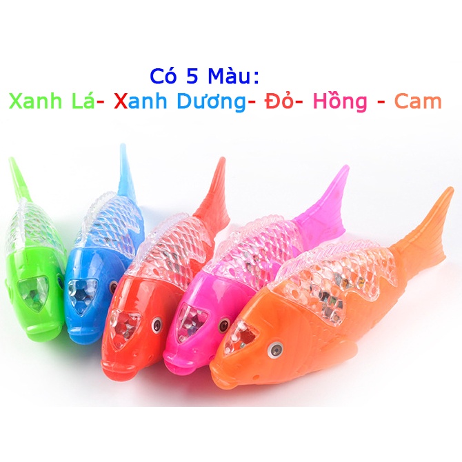 Lồng đèn trung thu cá chép có đèn vẫy đuôi chạy được cá robot cá điện vui tết trung thu truyền thống