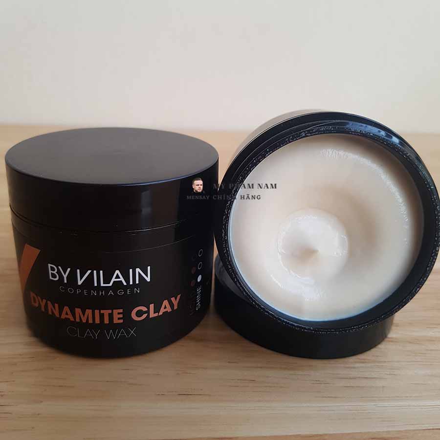 Sáp By Vilain Gold Digger, Silver Fox, Dynamite Clay, sáp vuốt tóc By Vilain cao cấp chính hãng Đan Mạch - 65ml