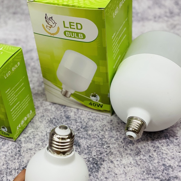 Bóng led trụ 10w 15w 20w 30w 40w 50w siêu sáng, Bóng đèn led trụ sáng trắng 10w 15w 20w 30w 40w 50w, Bóng đèn trong nhà