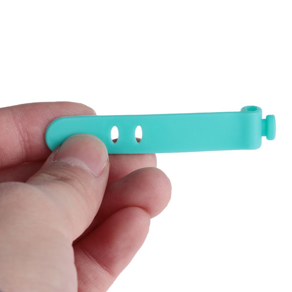 Set 4/8 Dụng Cụ Quấn Dây Cáp Tai Nghe Bằng Silicon Mềm Nhiều Màu Sắc