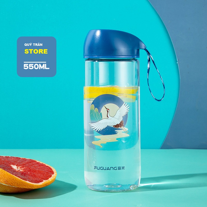 Bình nước nhựa cao cấp 550ml