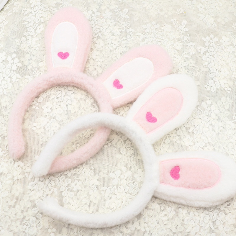 Flgo Băng Đô Cài Tóc Hình Tai Thỏ Dễ Thương Siêu Bền Tiện Dụng Cho Nữ