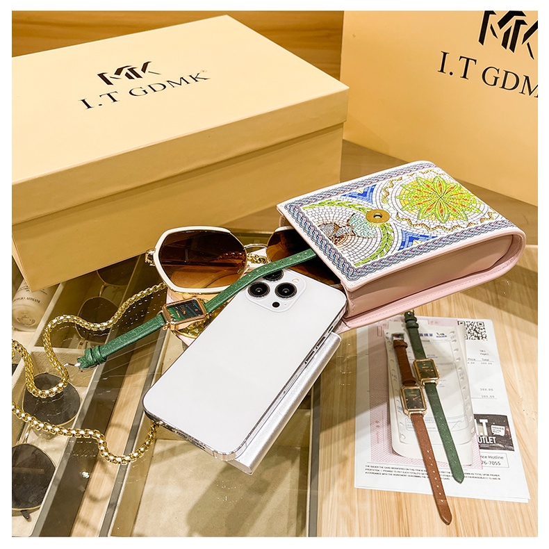 Túi Xách Đeo Chéo Mini Họa Tiết Hoạt Hình Dễ Thương Thời Trang 2023 Cho Nữ