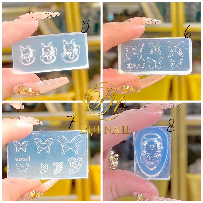 KHUÔN SILICON LÀM CHARM / GEL LÀM KHUÔN