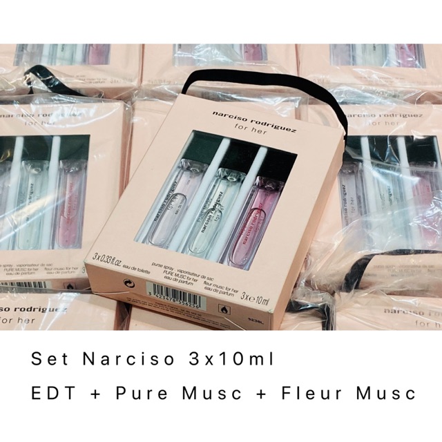 Set nước hoa cao cấp Narciso 3x1Oml