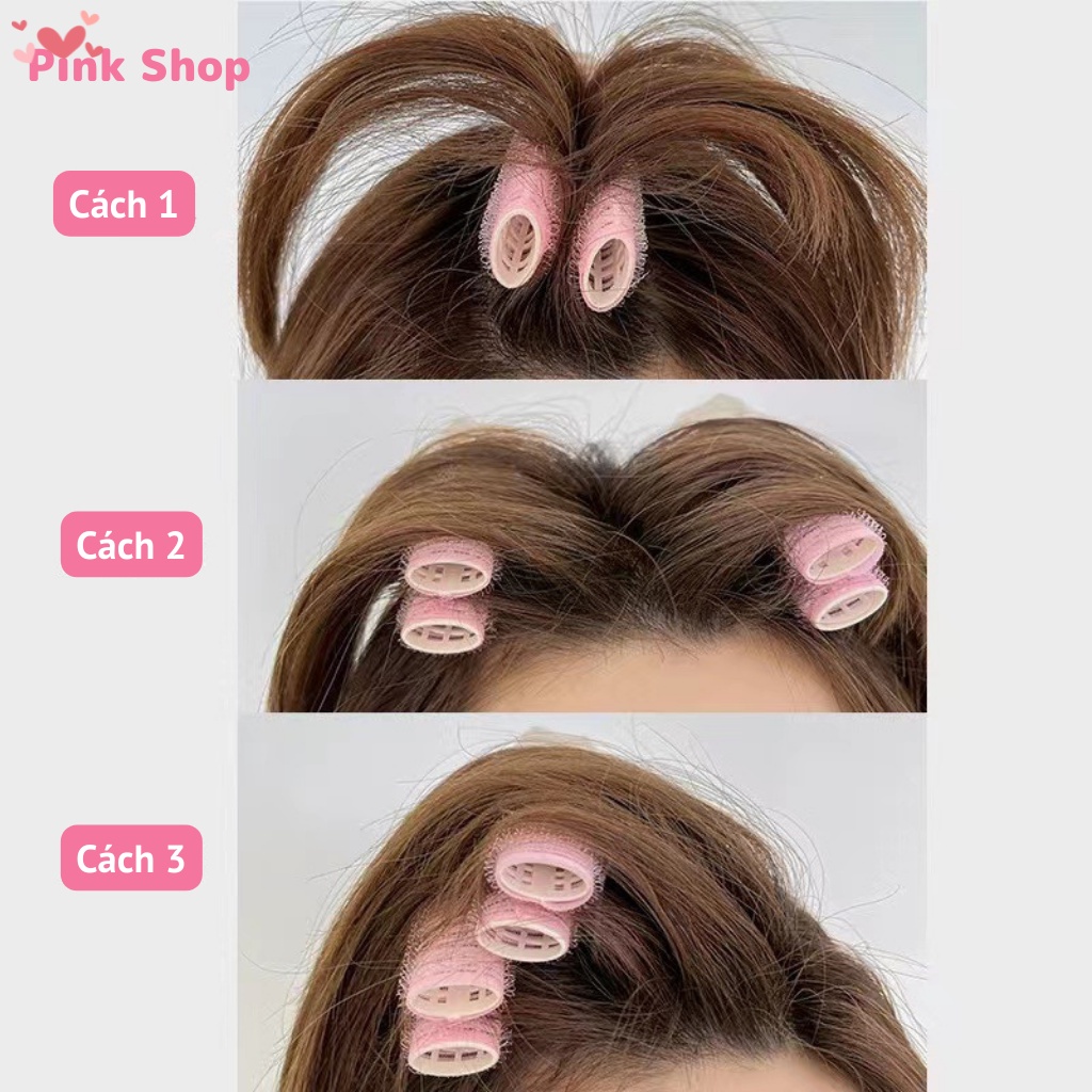Kẹp phồng chân tóc Pinkshop không cần dùng nhiệt không hại tóc và da đầu