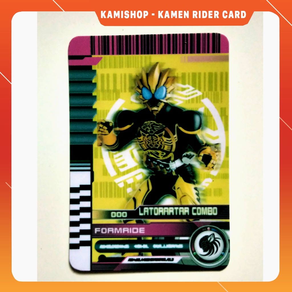OOO LATORARTAA COMBO - Thẻ Kamen Rider  - KamiShop - Kamen Rider Card