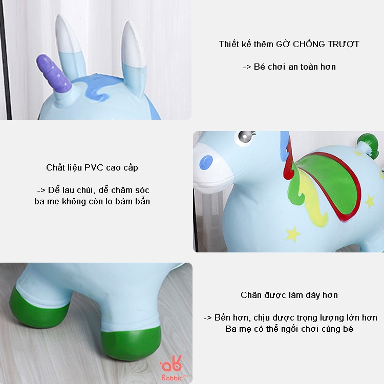 Thú nhún cho bé loại to hàng loại 1 dày dặn có nhạc