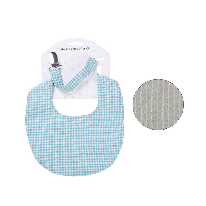 Yếm Ăn Cotton Hai Mặt Mềm Mại Thoải Mái Có Thể Tháo Rời Cho Bé Trai Và Gái