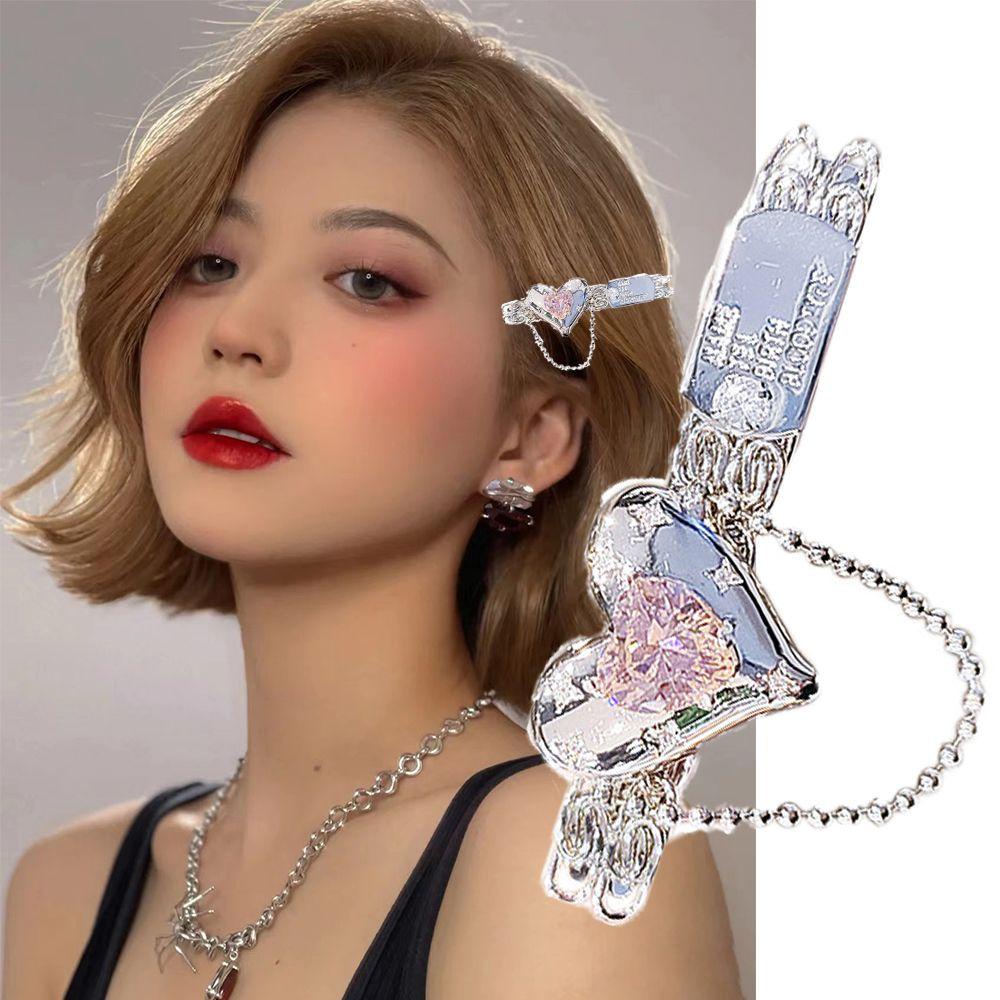 Kẹp Tóc Mái Đơn Giản Bằng Kim Loại Không Bẻ Cong